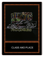 AWARDS - Hot Rod and Motorcycle 9X12 Engraved with Full Color AWARDS - Hot Rod and Motorcycle 9X12 Engraved with Full Color